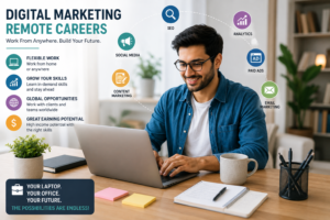 Remote digital marketing work from home